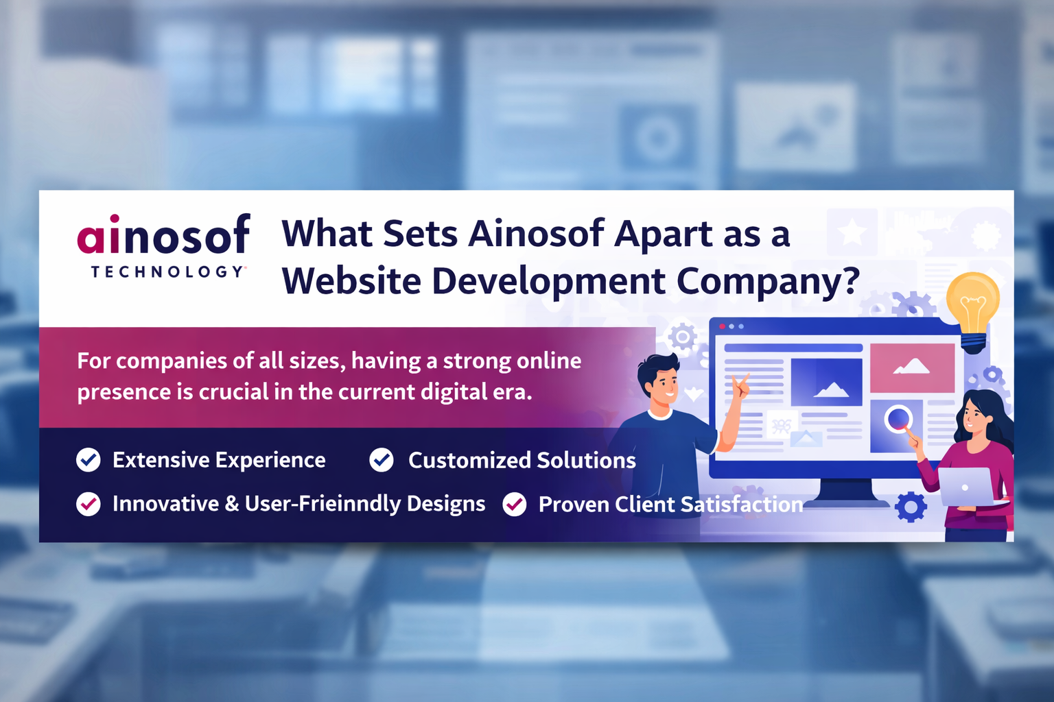 What Sets Ainosof Apart as a Website Development Company
