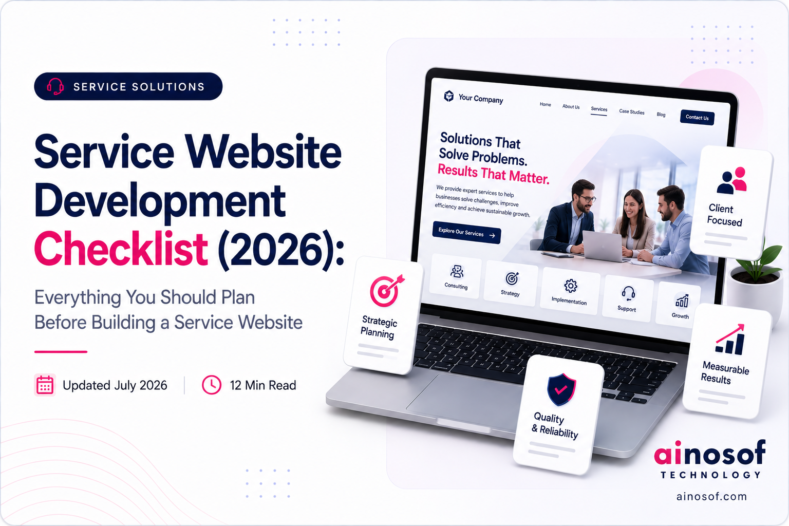 Service Website Development Checklist (2026): Everything You Should Plan Before Building a Service Website