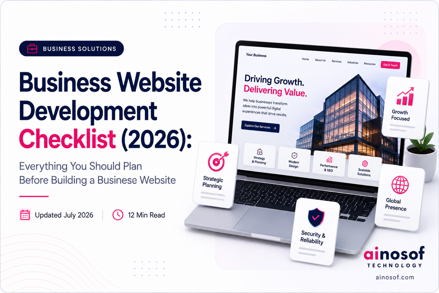 Business Website Development Checklist (2026): Everything You Should Plan Before Building a Business Website