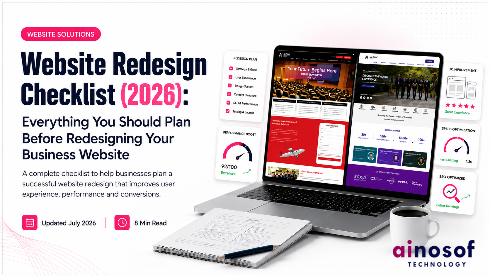 Website Redesign Checklist (2026): Everything You Should Plan Before Redesigning Your Business Website
