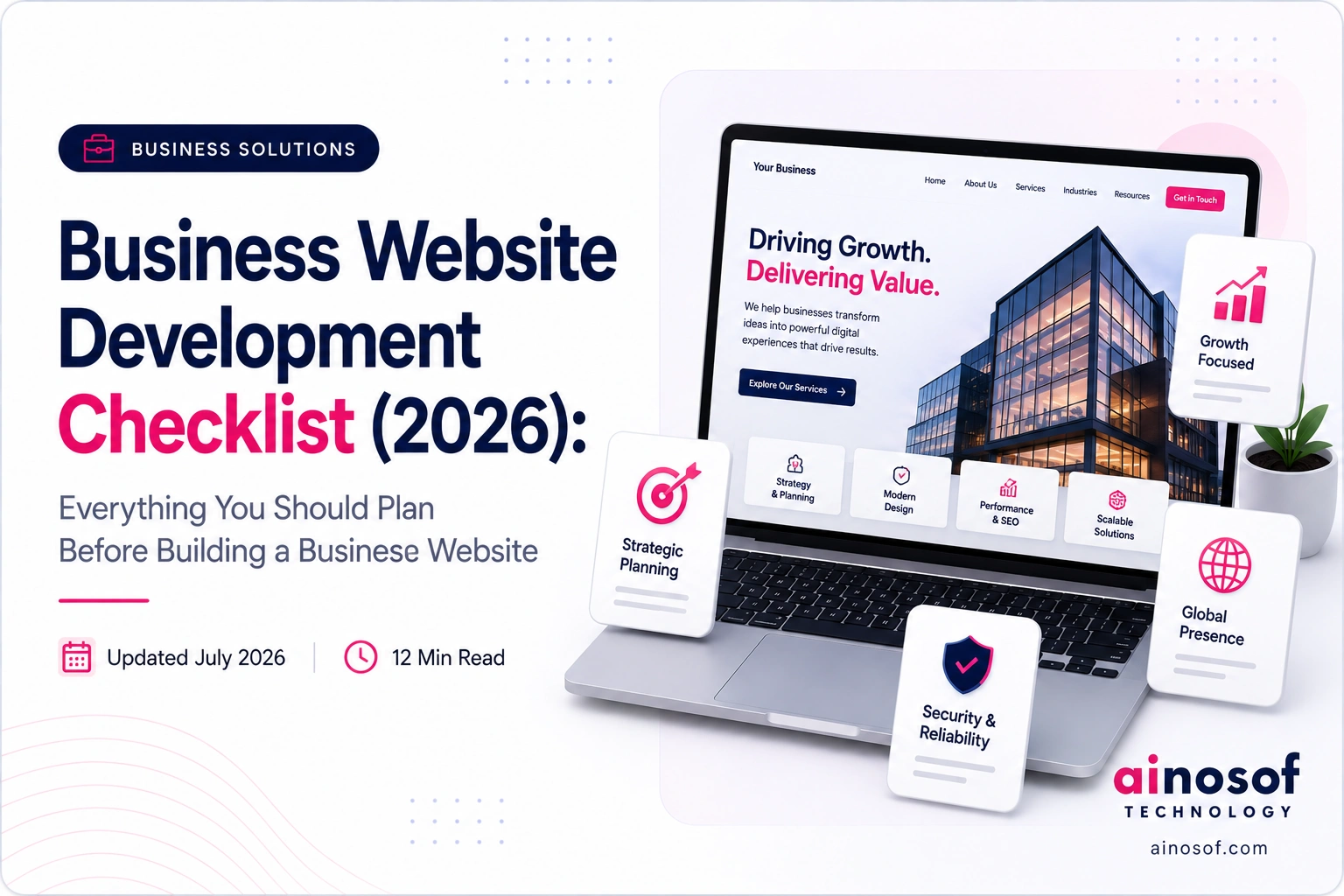 Business Website Development Checklist (2026): Everything You Should Plan Before Building a Business Website
