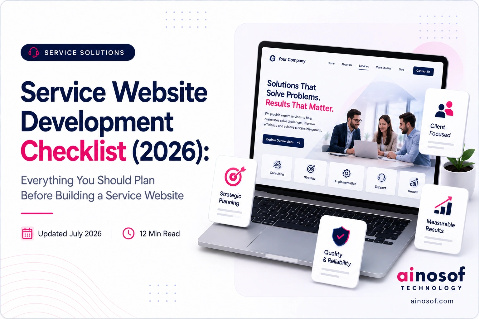 Service Website Development Checklist (2026): Everything You Should Plan Before Building a Service Website