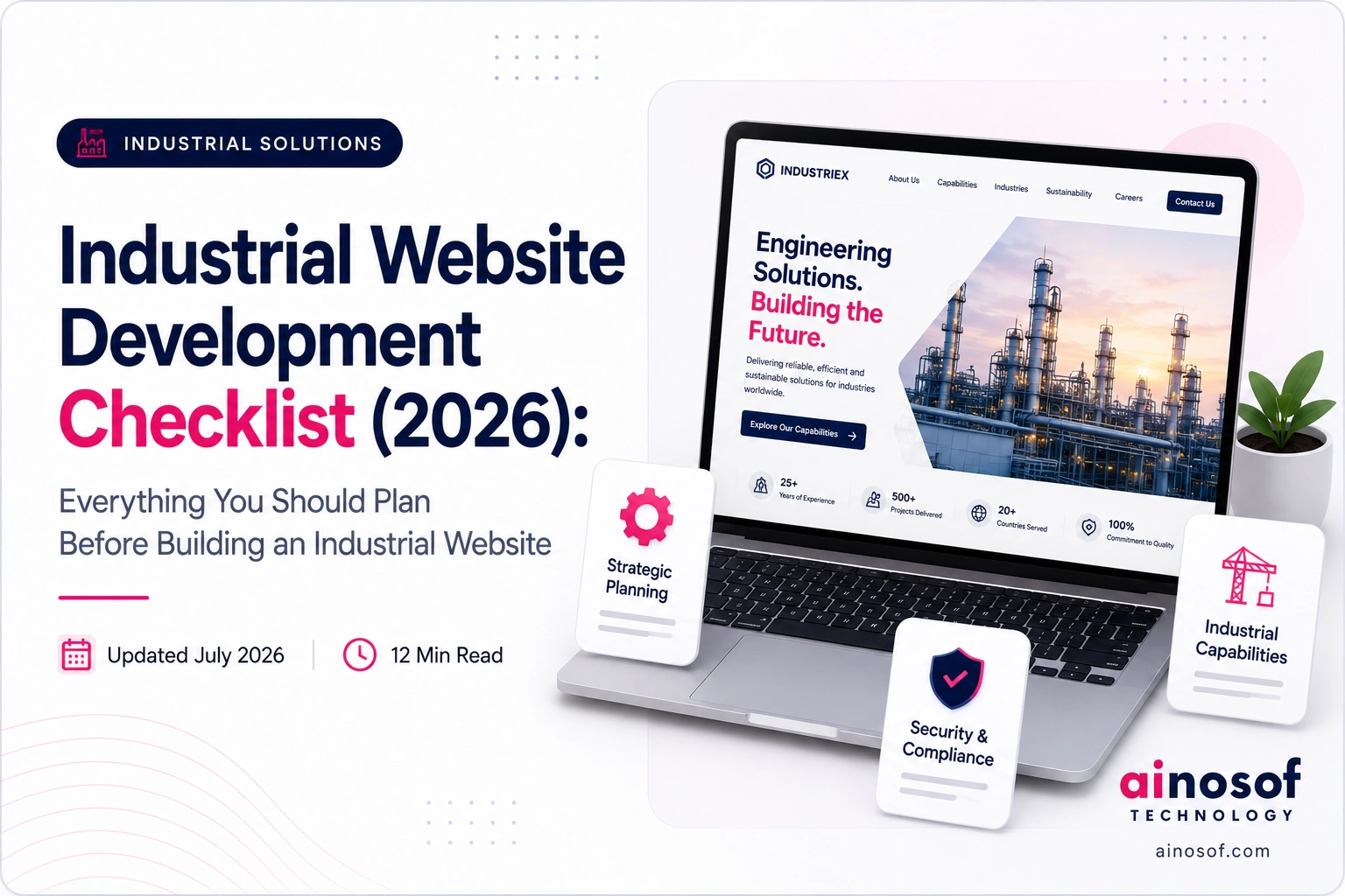 Industrial Website Development Checklist (2026): Everything You Should Plan Before Building an Industrial Website