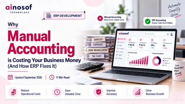 Accounting ERP reducing manual data entry and financial errors