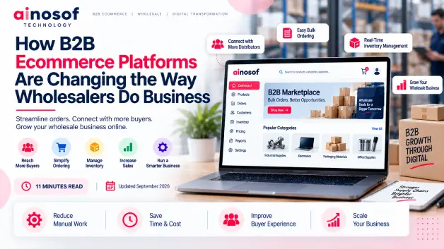 B2B Ecommerce Platforms for Wholesalers 2026 | Ainosof