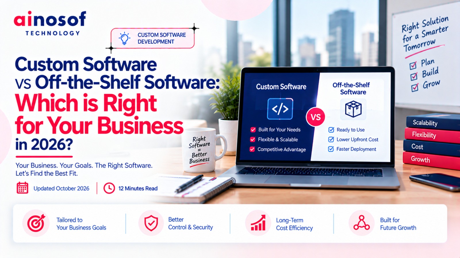 Custom Software vs Off-the-Shelf Software in 2026   Copy Image Title