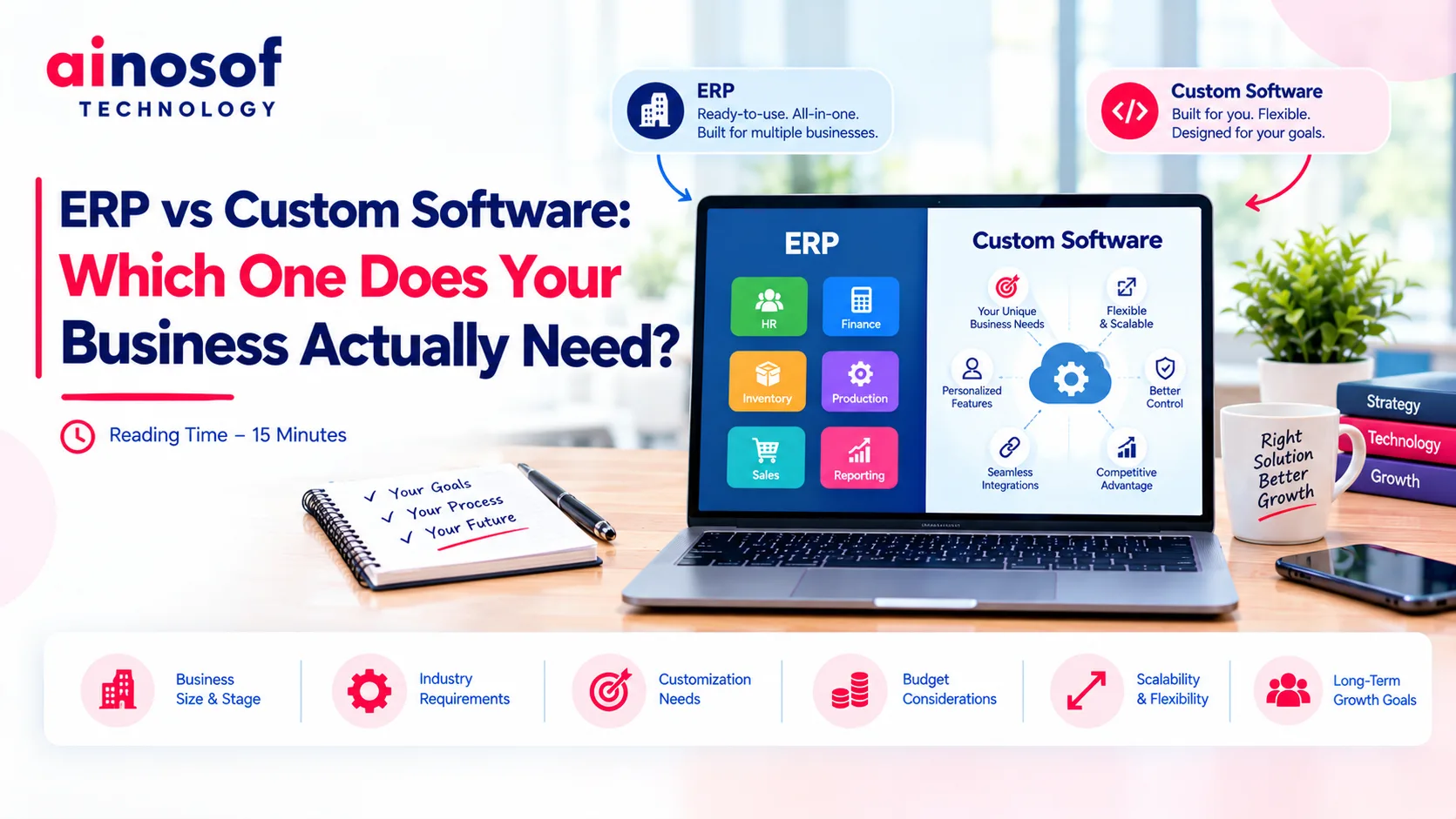 ERP vs Custom Software: Which Is Right for Your Business?