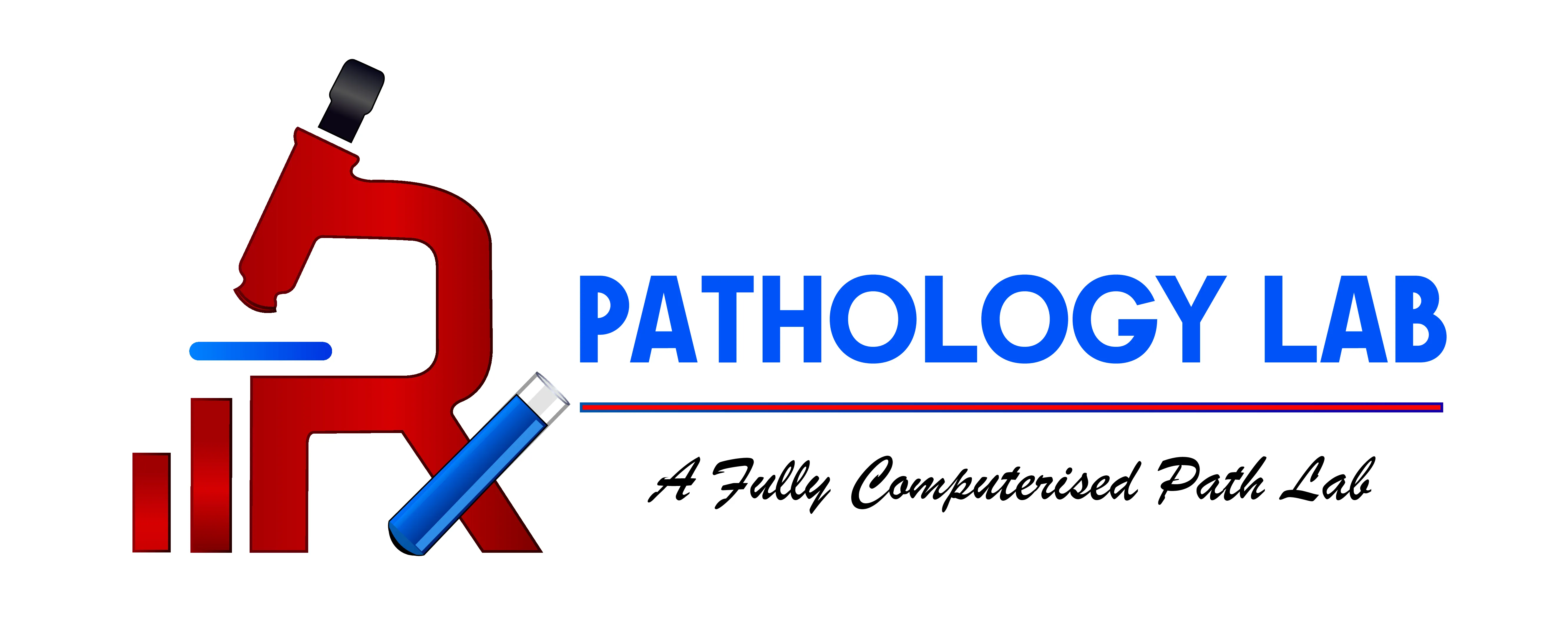 RX Pathology Lab Logo | Trusted Laboratory Website and Custom Software Development Client of Ainosof Technology