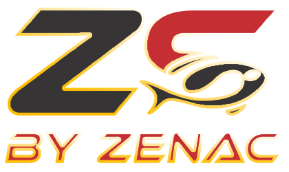 ZS by Zenac Logo | Trusted Sports Fishing Brand Client of Ainosof Technology