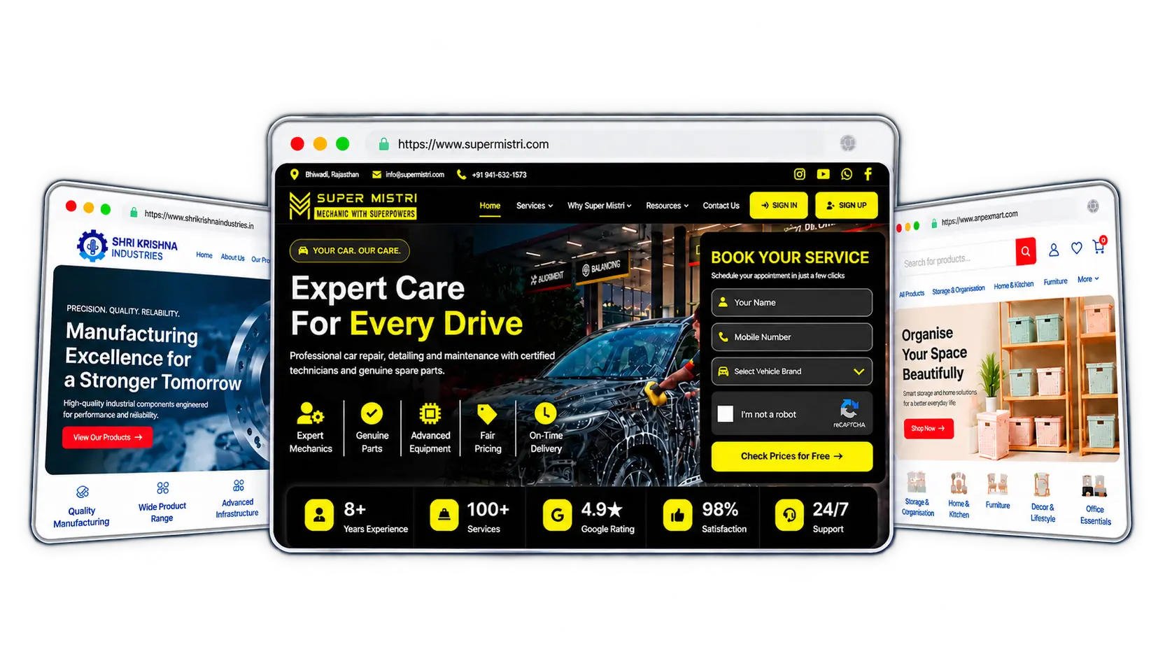 Website Design and Development
